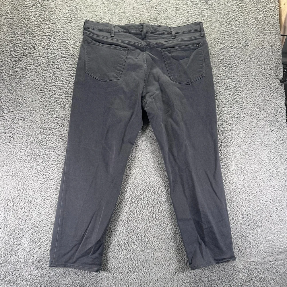 Banana Republic Pant Mens 40x30 Gray Cotton Chino Straight Office Career Stretch